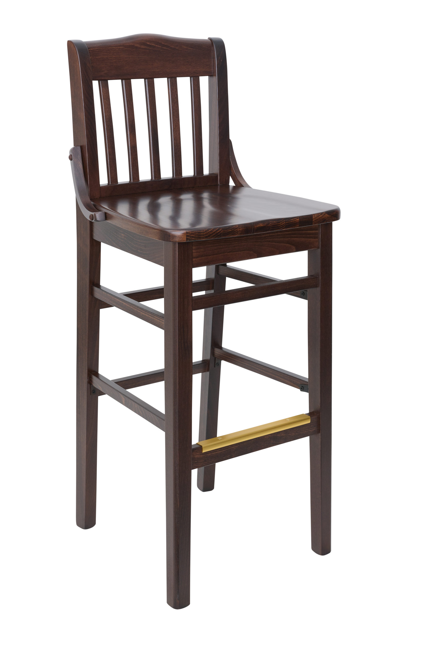 cornell oak bar stool