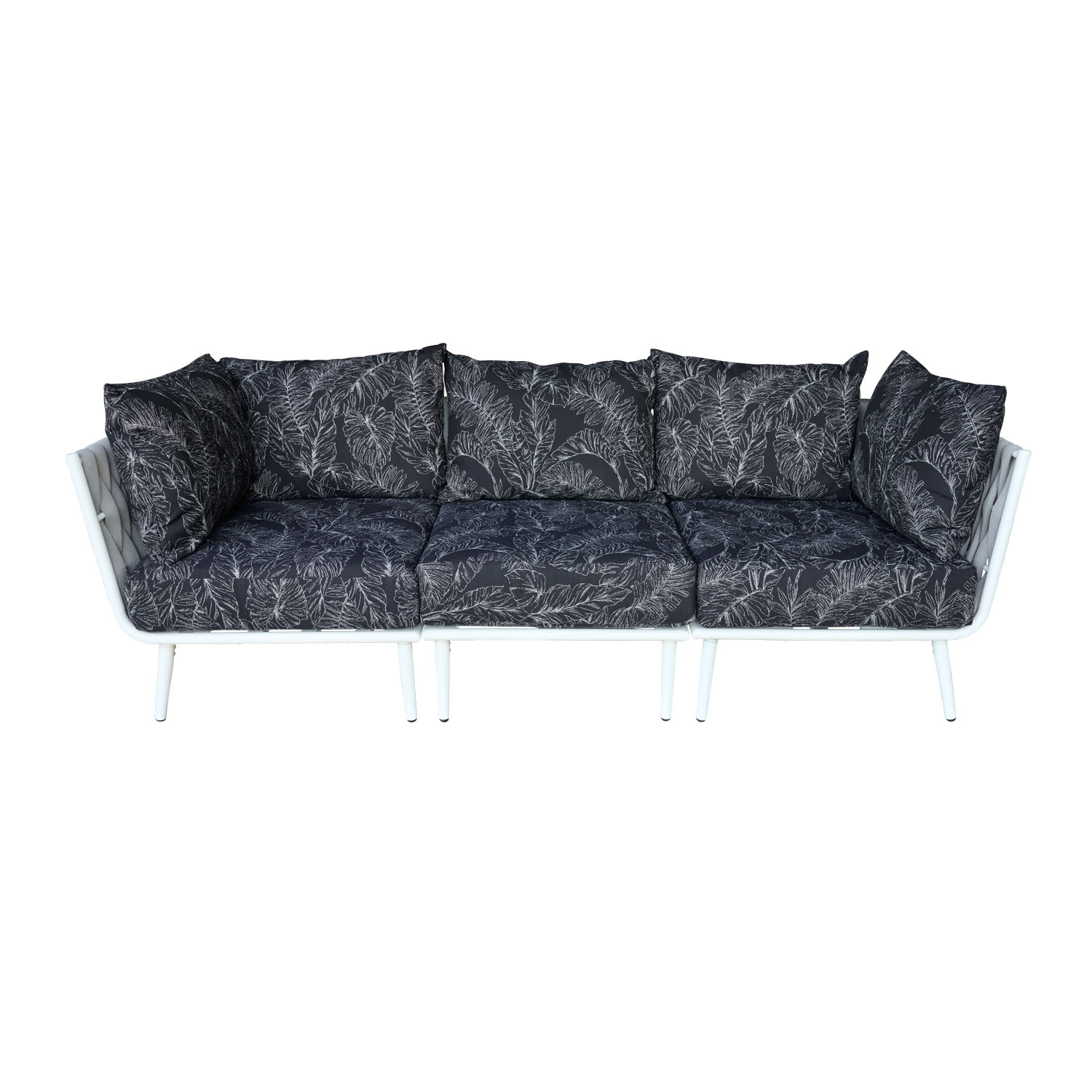 Cayman Full Sofa White Frame