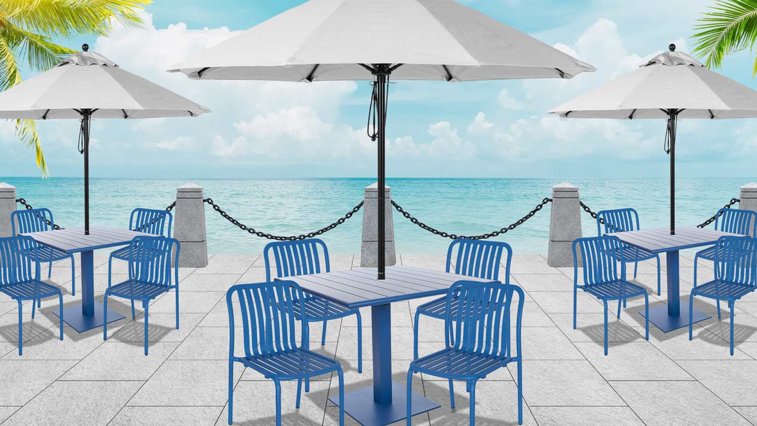 Key West with Beachcomber | Outdoor Dining Area | BFM Seating