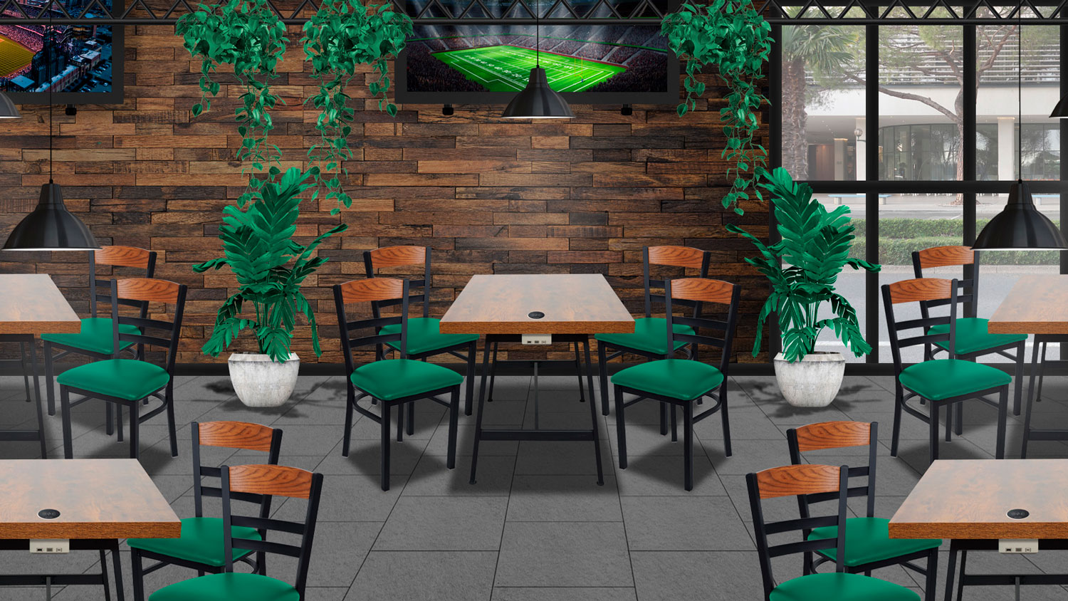 Indoor Restaurant Design | Barrick Series | BFM Seating