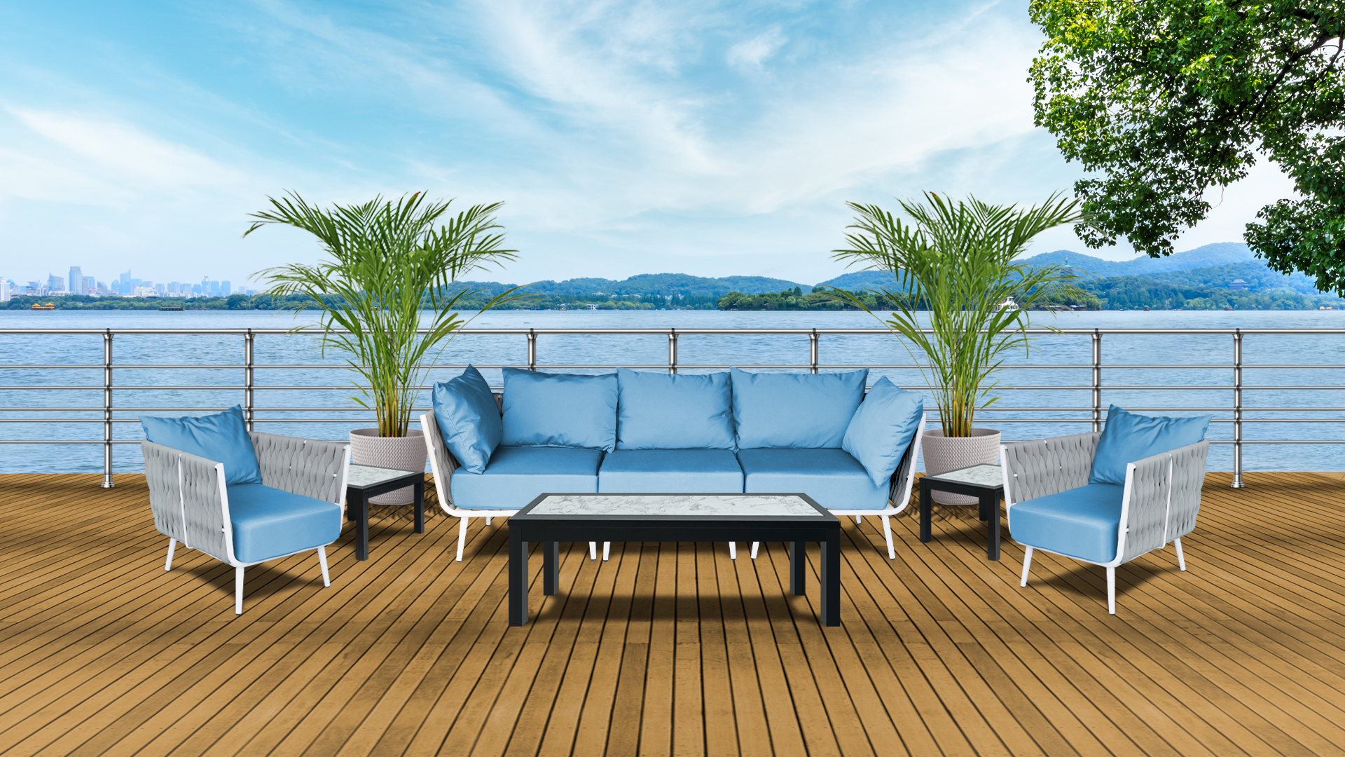 Cayman Outdoor Collection | 2025 Furniture Trends | BFM Seating