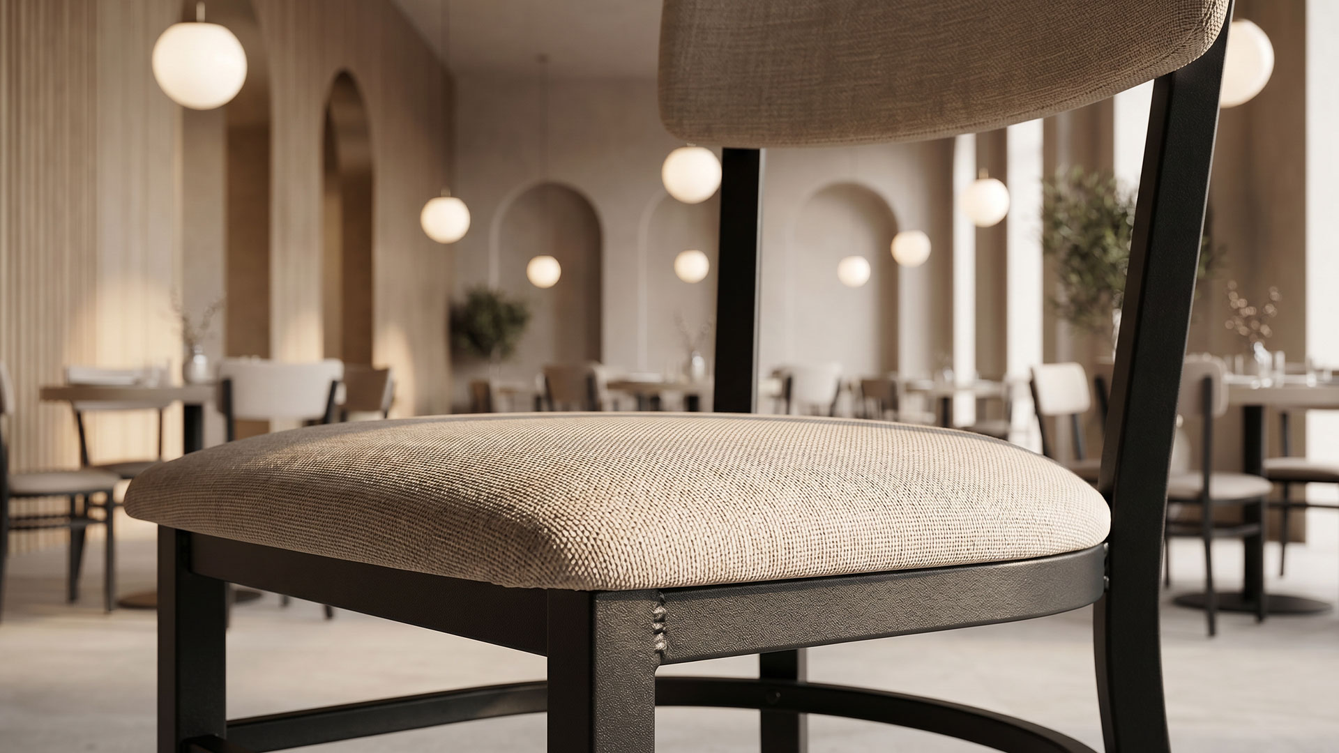 Bristol Chair Upholstery Detail | BFM Seating